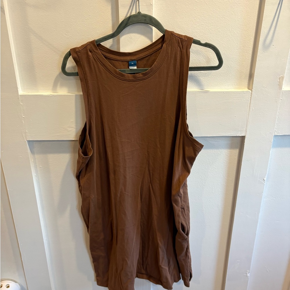 Old Navy Women's Chocolate Brown Sleeveless dress